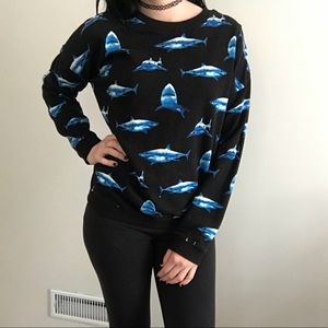 Forever 21 shark sweatshirt